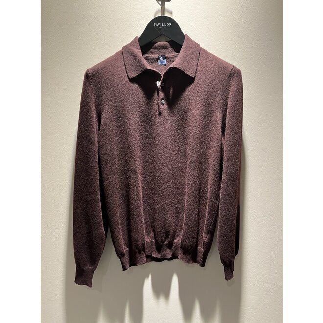 Polo en cachemire Amarone - Fedeli