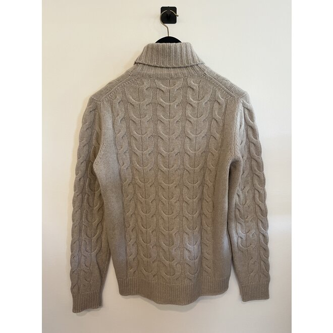 Pull col roulé en laine & Cachemire Fedeli