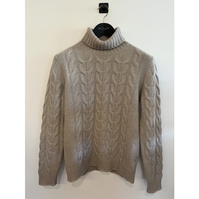 Pull col roulé en laine & Cachemire Fedeli