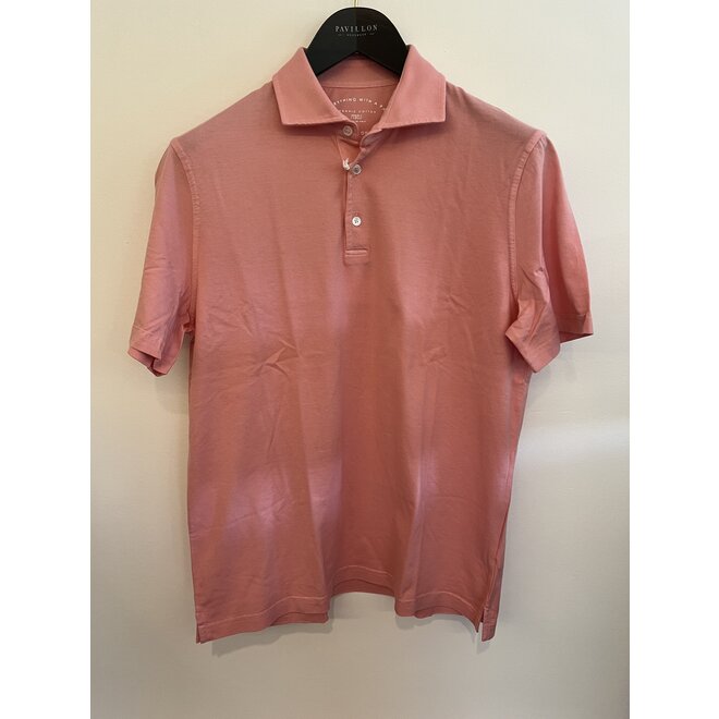 Polo à manches courtes rose FEDELI