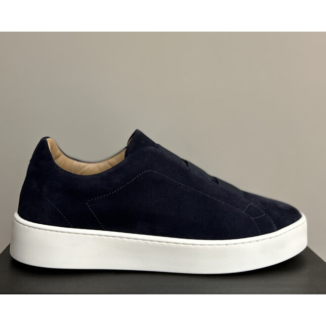 Sneakers WHITE M01 VELOUR BLUE RFR