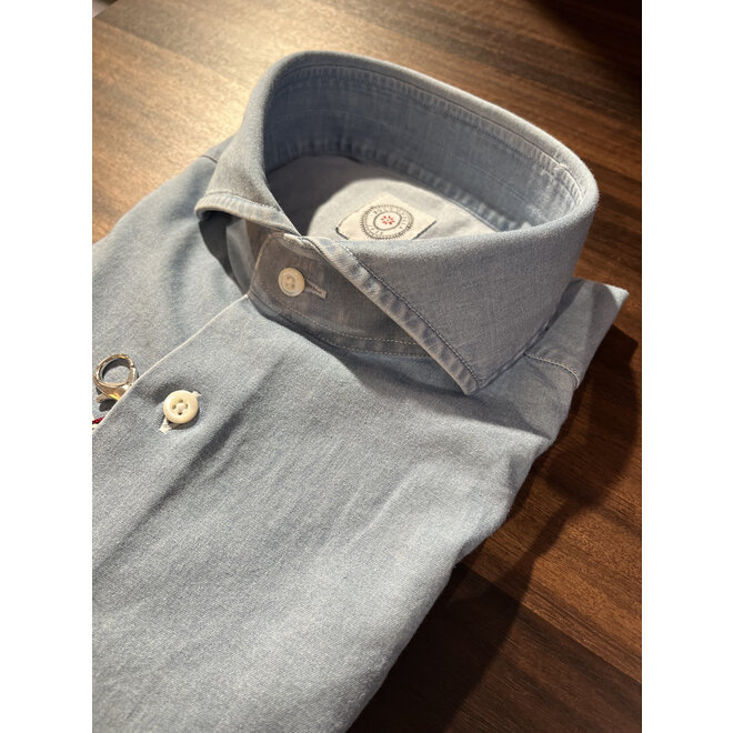 Chemise en jean Sky-Blue Bolzonella