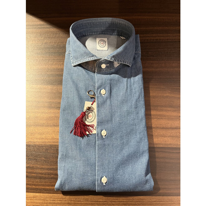 Chemise Classique en jean Bolzonella