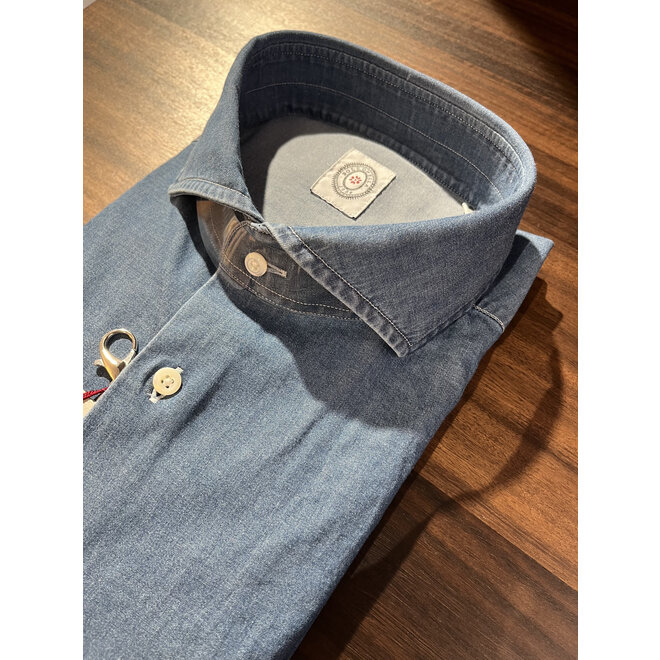 Chemise Classique en jean Bolzonella
