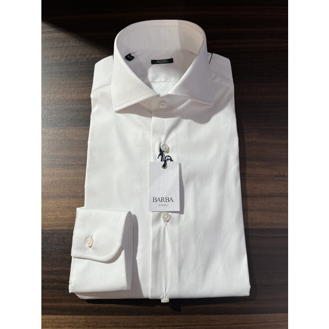 Chemise Classico Bianco Barba Napoli