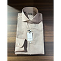 Chemise en lin beige Barba Napoli