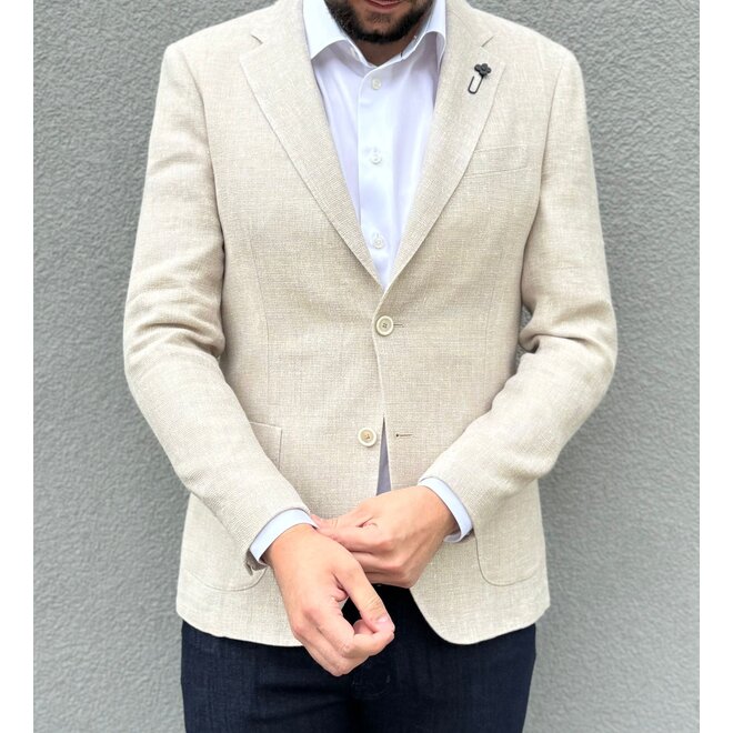 BLAZER BEIGE ICONIC 150 LARDINI