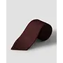 Cravate bordeaux en soie grenadine unie