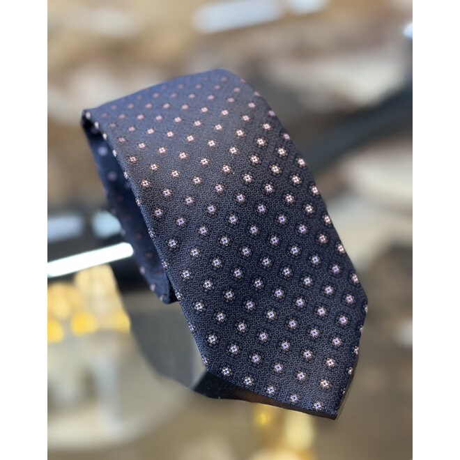 Cravate en soie imprimée