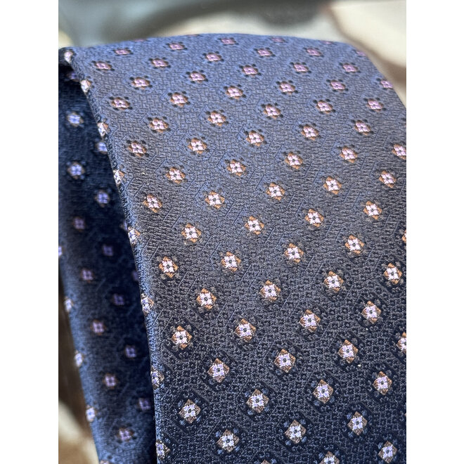 Cravate en soie imprimée