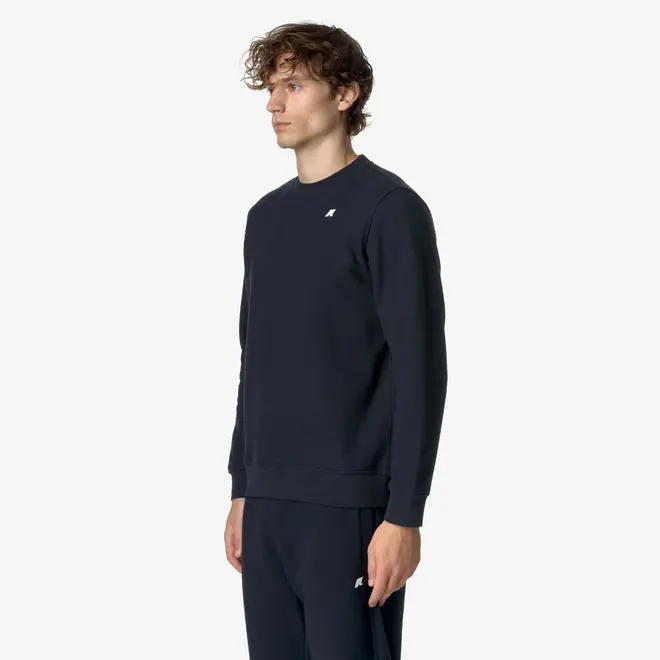BAPTISTE HEAVY FLEECE  BLUE DEPTH