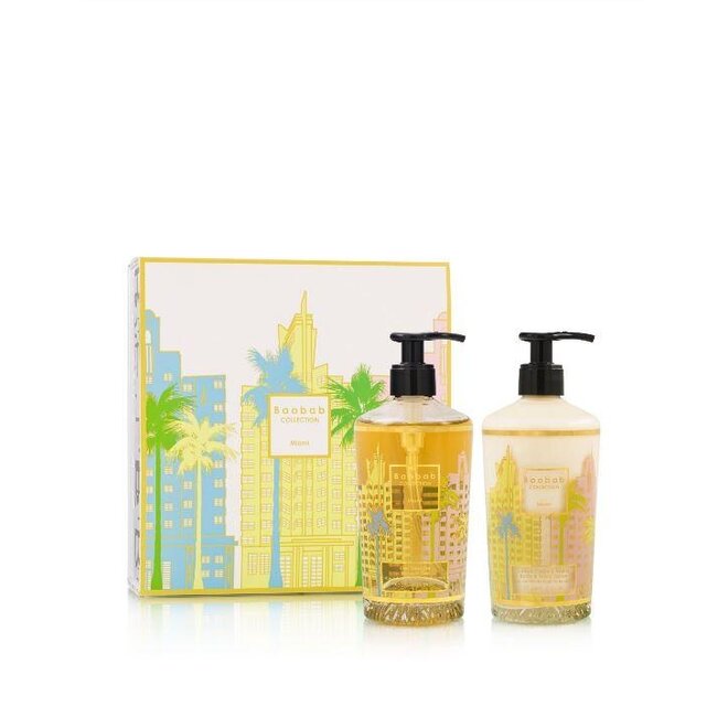 GIFT BOX MIAMI BODY & HAND LOTION AND HAND WASH GEL