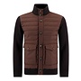 Veste en Ribbeb Merino Wool Brown HERNO