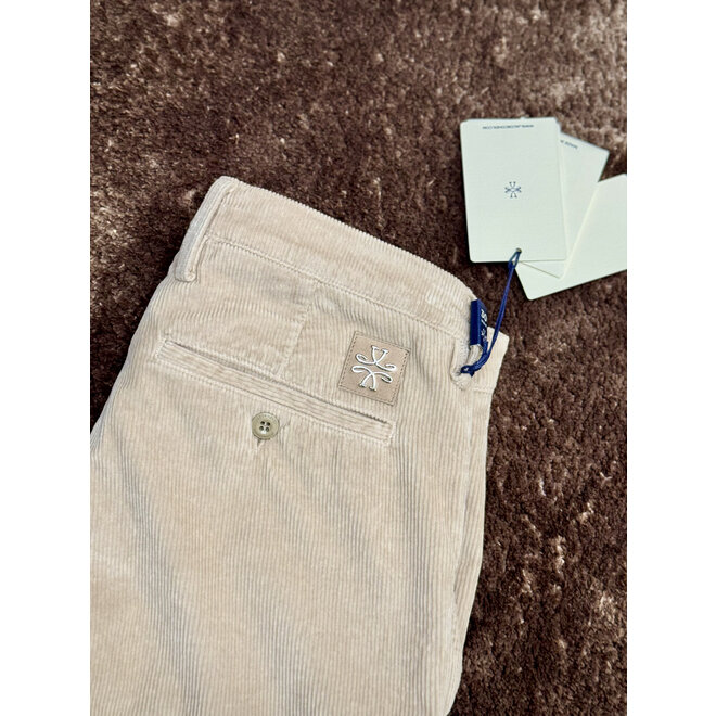 Pantalon Bobby en velour beige Jacob Cohen