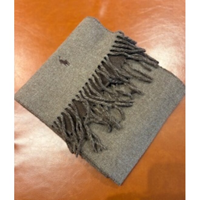 Echarpe en laine - Brun / Logo Brun - Ralph Lauren