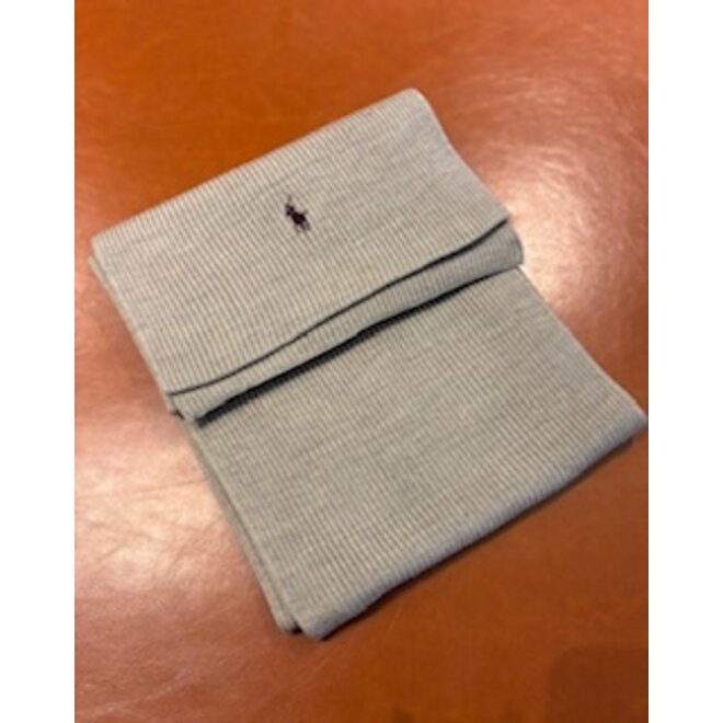 Echarpe en laine - Beige / Logo bordeaux - Ralph Lauren