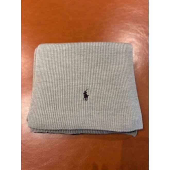 Echarpe en laine - Beige / Logo bordeaux - Ralph Lauren