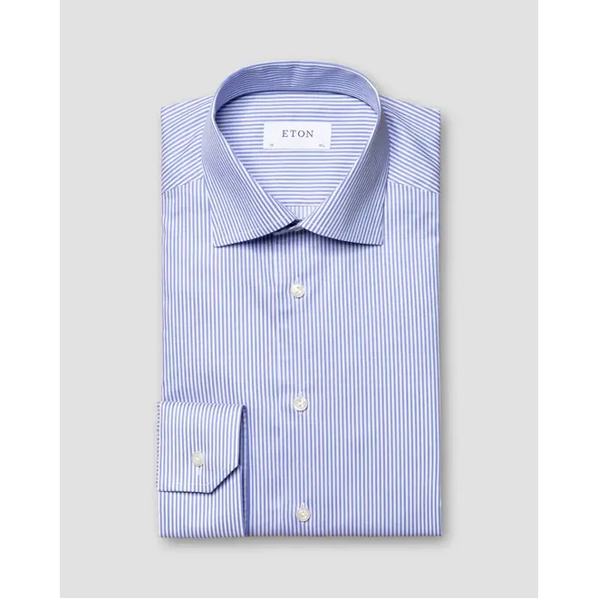 Chemise lignée Mid Blue ETON