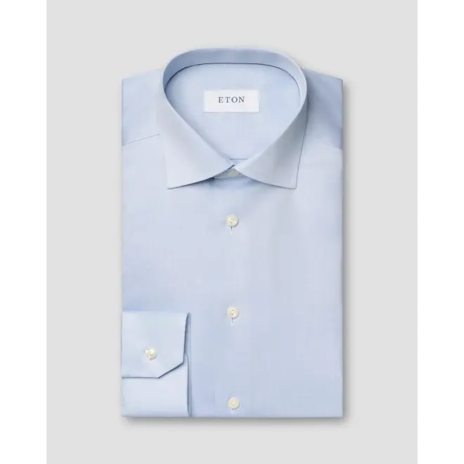 Chemise bleue en coton ETON