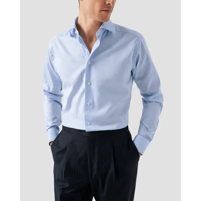 Chemise bleue en coton ETON