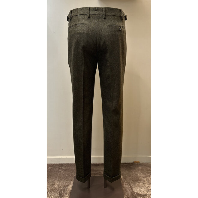 Pantalon Rétro Vintage Green Berwich