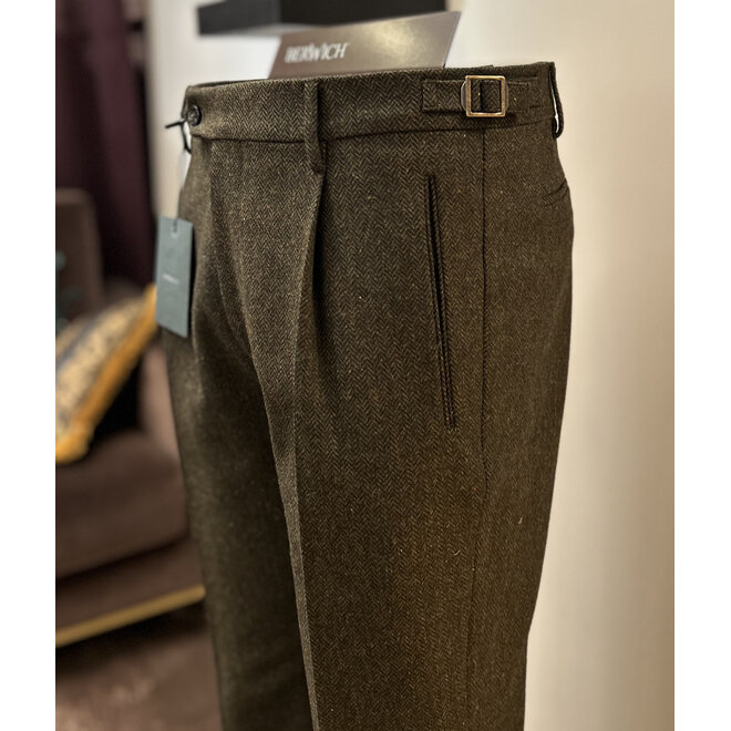 Pantalon Rétro Vintage Green Berwich