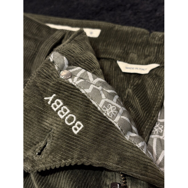 Pantalon en velours vert Jacob Cohen