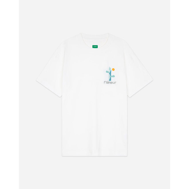 T-shirt Festival Map T-Shirt / 051: White Flâneur