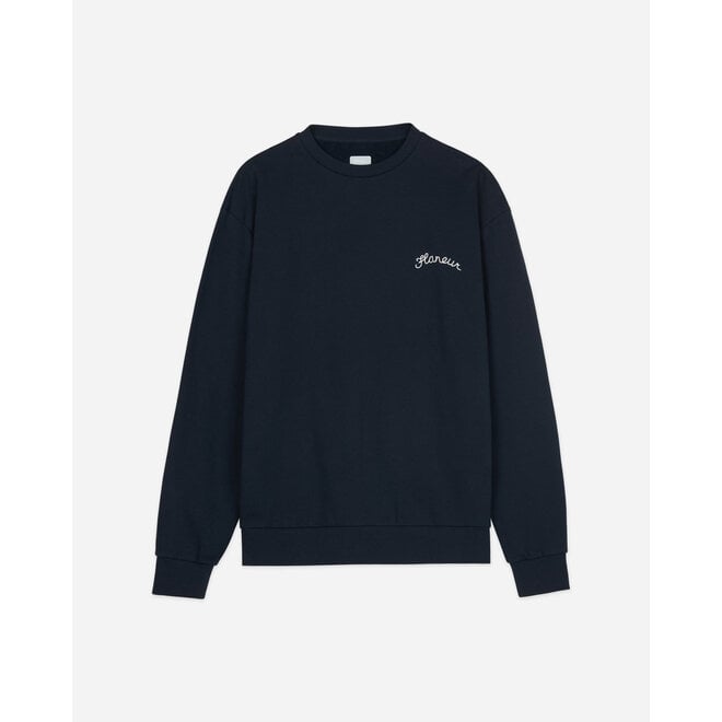 Signature sweater Navy Flâneur