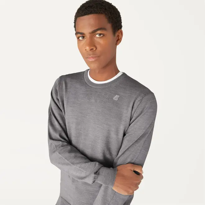 Pull SEBASTIEN MERINO Greyish K-WAY