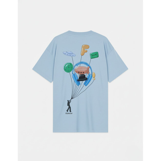 T-shirt Inflatables Light Blue Flâneur