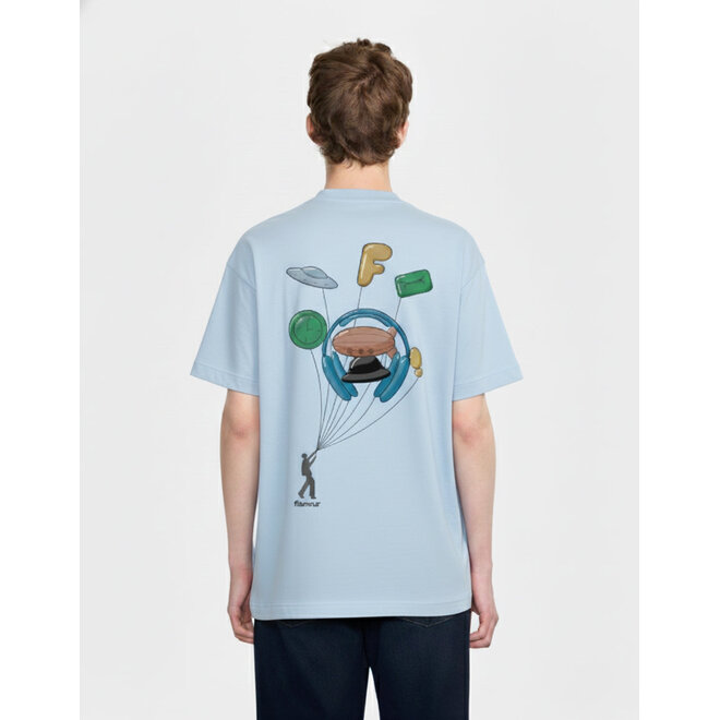 T-shirt Inflatables Light Blue Flâneur