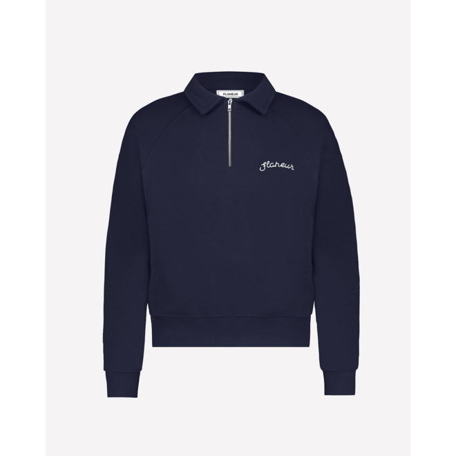 Signature Raglan Half Zip Flâneur
