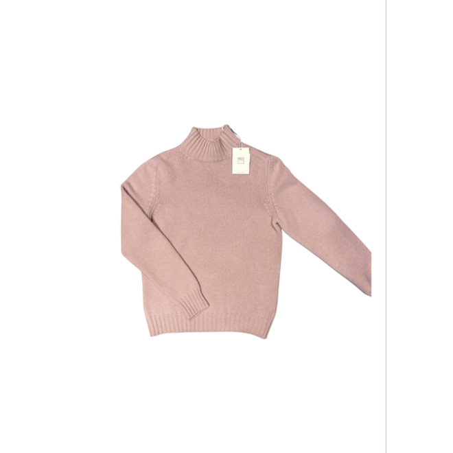 Pull Col montant Rose FEDELI