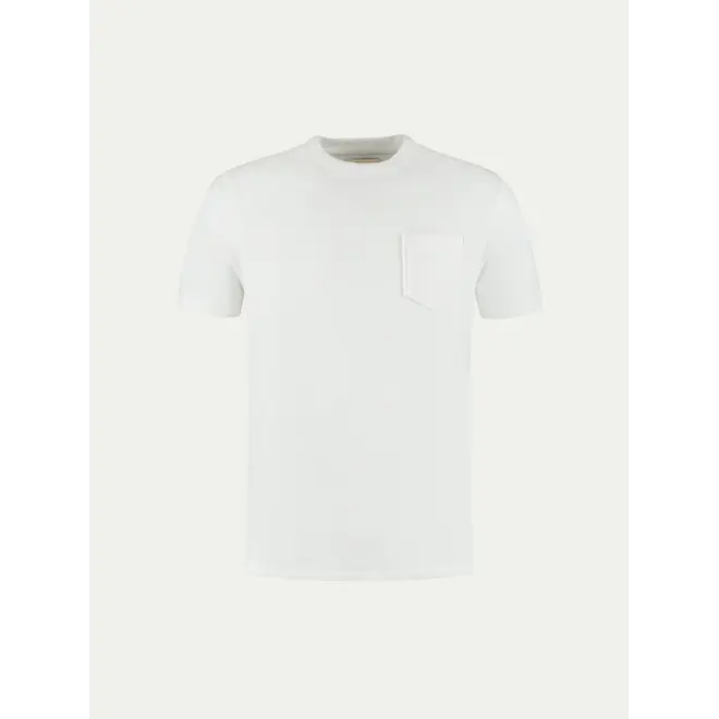 Polo en éponge White Aurélien