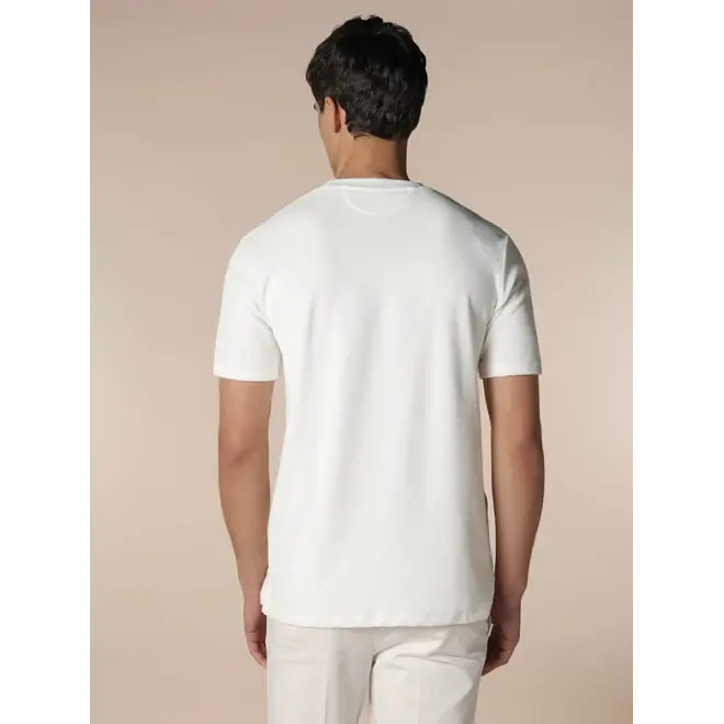 Polo en éponge White Aurélien