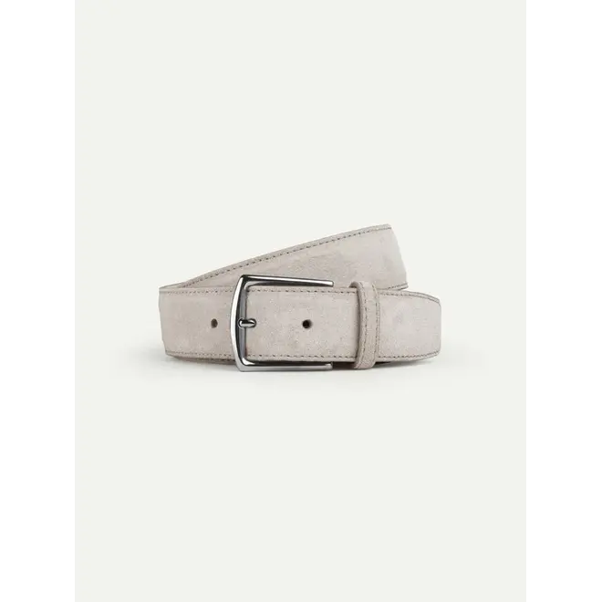 Ceinture Suède Light grey Aurélien
