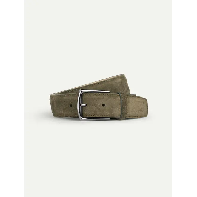 Ceinture Suède Olive Aurélien