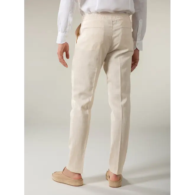 Pantalon en lin beige Aurélien