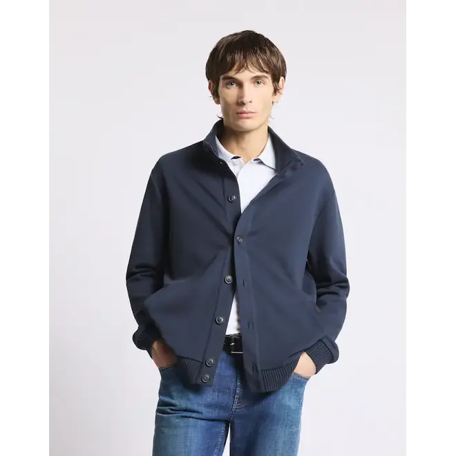 Blouson Felpa Navy FAY