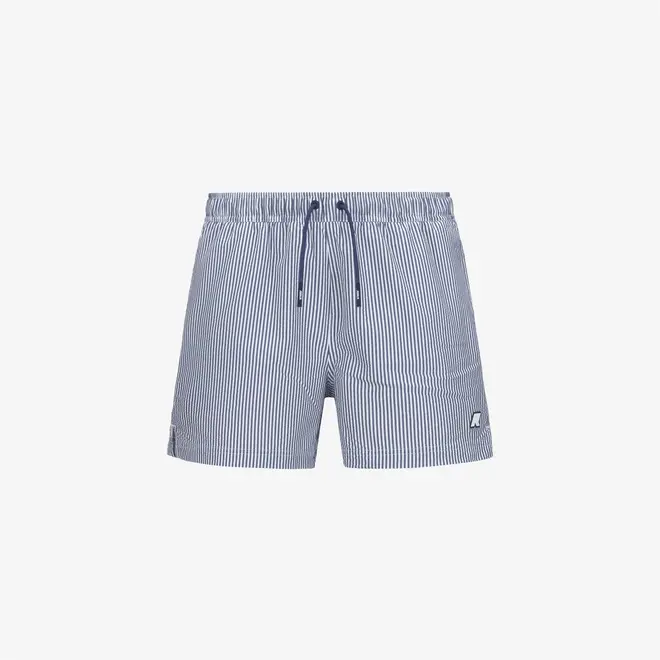 HAZEL MID STRIPES BEACH K8141KW WHITE - WHITE - BLUE DEPTH