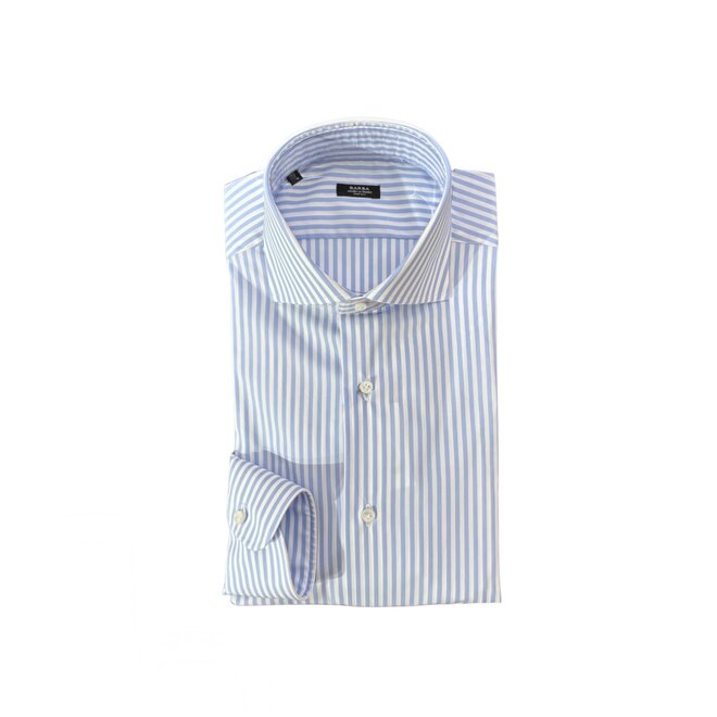 Chemise Lignée Coton Blue Barba Napoli