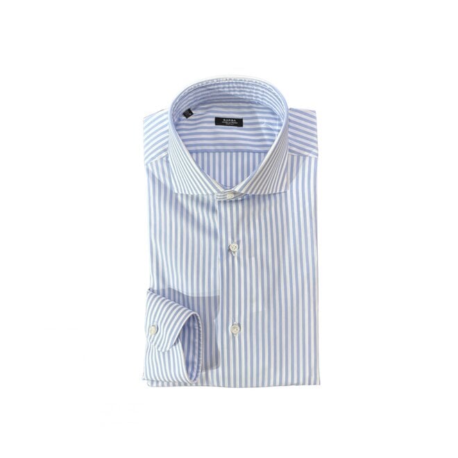 Chemise Lignée Coton Blue Barba Napoli