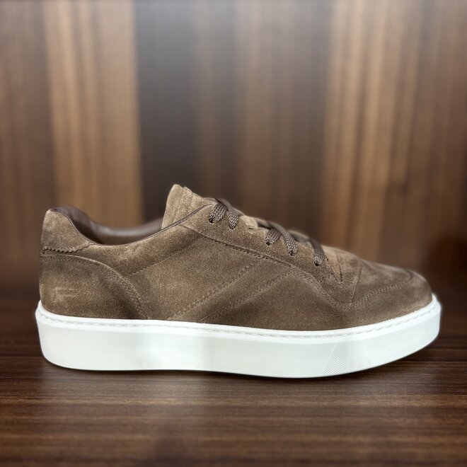 Sneakers en daim Cacao