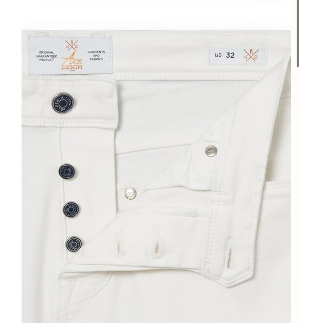 Jean White AD02 Ace Denim