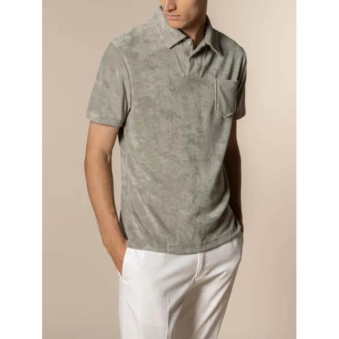 Polo Eponge Pistache Aurélien.