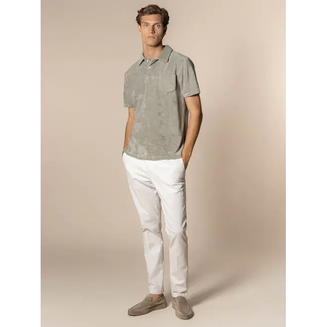 Polo Eponge Pistache Aurélien.