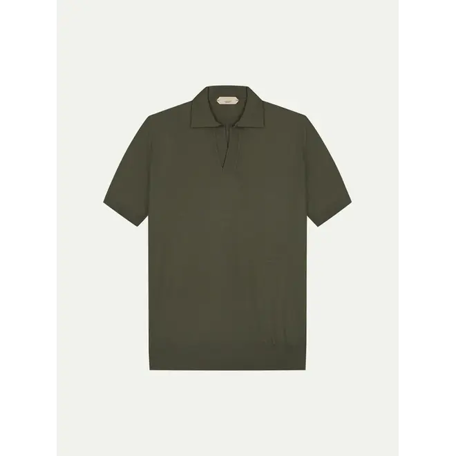 Polo sans boutons Olive Aurélien.