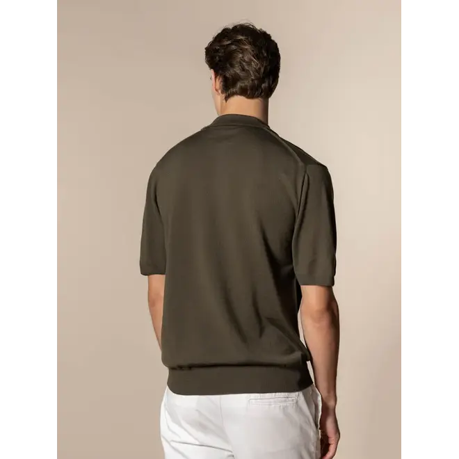 Polo sans boutons Olive Aurélien.