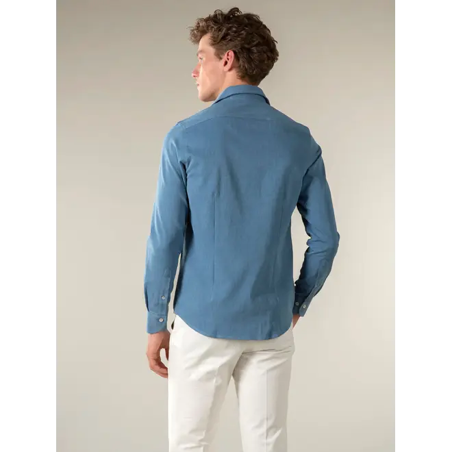 Mid Blue Denim Shirt Aurélien